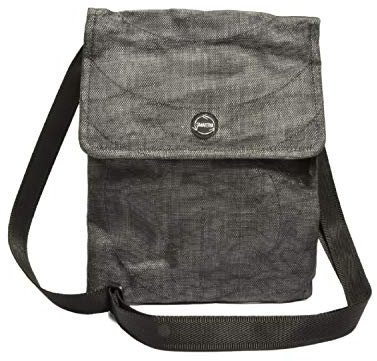 SMATERIA Umhänge-Tasche ESC-Kombi Anthrazit-Schwarz | italienisches Design | stylish, leicht, robust