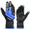 INBIKE Winterhandschuhe Fahrrad MTB Handschuhe Herren Damen Winter Touchscreen Fahrradhandschuhe Beheizbar für Radsport Road Race Downhill Wandern Blau L