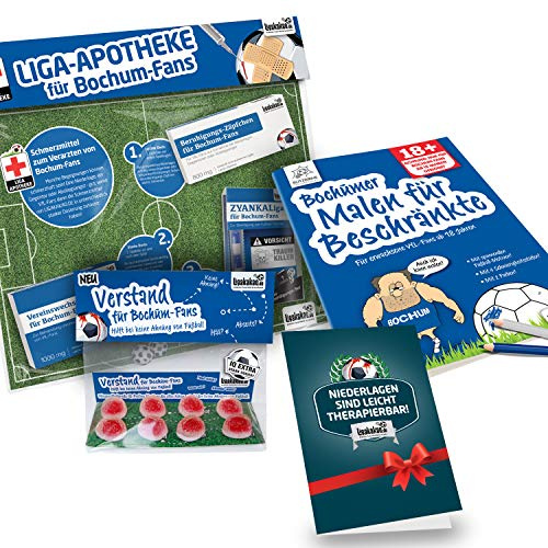 Ligakakao Beruhigungs-Zäpfchen® für Bochum Fans | Lakritz-Zäpfchen für Bochum Fans zur Einnahme bei Niederlagen, Gegentoren & Abstiegsangst | Mehr verrückte Männer Geschenk Fanartikel über „Farbe“