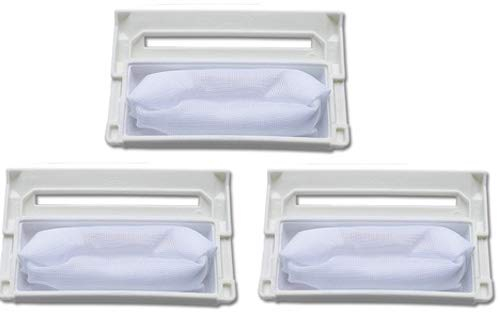 Fantisi 3 pezzi di ricambio per lavatrice LG filtro 5231FA2239N-2S.W.96.6 per parti LG lavatrice