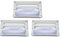 Fantisi 3 pezzi di ricambio per lavatrice LG filtro 5231FA2239N-2S.W.96.6 per parti LG lavatrice