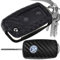 Carbon Soft Case Schutz Hülle Auto Klapp Schlüssel für VW Golf 1K Bora 1J Sharan 7M Skoda Fabia 6Y Octavia 1U