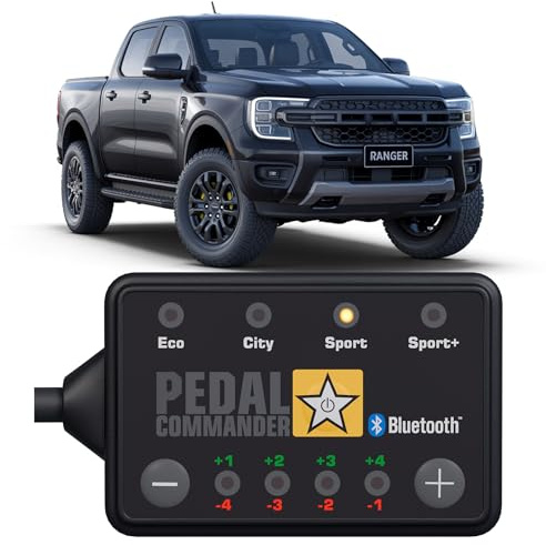 PEDAL COMMANDER für Ford Ranger 2012+ XL XLT Wildtrak Raptor Limited Trend 2L 2.2L 2.3L 2.5L 3.2L - GasPedal Tuning Zubehör