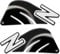 Resin Bike Adesivi Moto Compatibile con Kawasaki Z750 2007-2014 e Z1000 2007-2009. Protezioni Laterali Serbatoio da Urti e Graffi. Coppia Adesivi 3D Resinati Effetto Carbonio