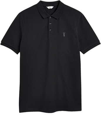 NEXT Herren Piqué-Poloshirt Schwarz 2XL