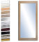 Bilderdepot24 Wandspiegel Spiegel Badspiegel Holzrahmen komplett mit Echtglas - Eiche Grand - ca. 120x50 cm I SUA-6071 V-VIII