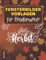 Fensterbilder Vorlagen für Kreidemarker - Herbst: XXL Vorlagen und spiegelverkehrte Textmotive | Kreative Fensterdeko für abwischbare Kreidestifte | Der Herbst kann kommen