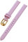 Sjzwt Armband Rindsleder Echtes Leder 8-22mm Glatt Damen Herren Uhrenarmband mit Werkzeug, Rosa Gold, 12mm