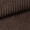 novely® PORTO - Polsterstoff in Breitcord-Optik - Ultraweicher Möbelstoff - Pflegeleichte Meterware 1 lfm Farbe: 06 Kaffee