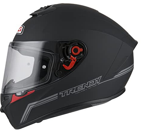 NZI Casco De Moto Integral Trendy Solid Nouveau Antracita Mate