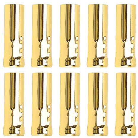 10 Pièces E14 Tube Bougie Métal Support de Lampe Accessoires Éclairage 25x80mm (Dian Yong Jin)