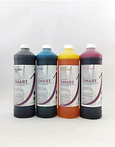 Smart Tinte Dye Permanent 4 Flaschen à 500ml für Canon - Epson -hp - Brother