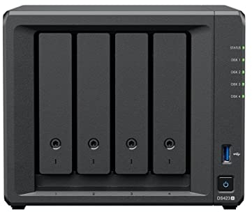 Synology DS423+ 6GB NAS 32TB (4X 8TB) Seagate IronWolf, montiert und getestet mit SE DSM installiert