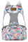 Babytrage vom Neugeborenen bis zum Kleinkind, Ergonomische Rückenverstellung 4 in 1 Babytrage, 3D Mesh Infants Soft Child Carrier für 3-36 Monate (Blätter B)