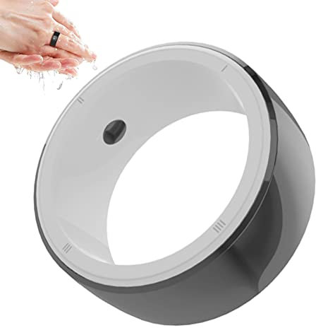 Raxove RFID-Ringe für Männer,Integriertes tragbares Gerät 6 RFID-Karten 2 Gesundheitssteine | Magic Wearable Device für Mobiltelefone, stylischer für Social Sharing
