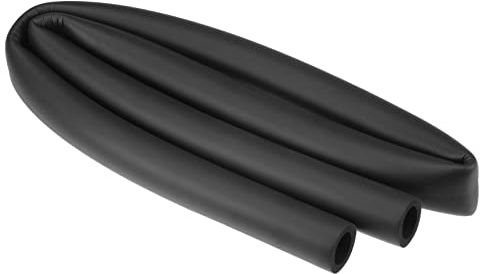 QUARKZMAN Schaumstoff Griff Schlauch Flexibel Rutschfest 20mm x 30mm 1m für Möbel und Industrie und Elektronische Geräte Schwarz