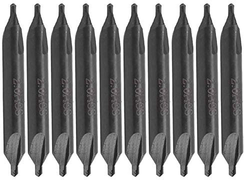 Broca Central, 10 Piezas 2 Mm Tipo A HSS Broca Central Para Todo Terreno Para Acero Inoxidable
