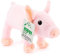 Zappi Co 100% riciclati peluche di Maialino (14cm lunghezza) - Morbido e coccolone, raccolta di animali ecocompatibili per il primo neonato