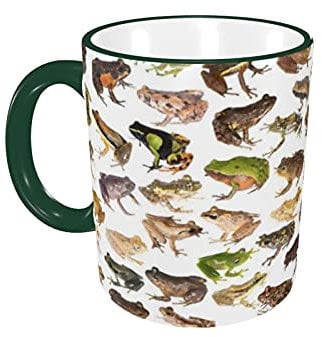 RFSHOP 11oz Coffee Mugs, Frog Toad Ceramic Mug Big Tea Cup for Office Home,