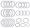 Fvoagaou 20 Pcs Saw Blade Bushing Set Saw Blade Adapter Ring Saw Blade,for Saw Blade, Blade Inner Hole Conversion,