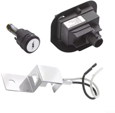 Kit d'allumage pour barbecue à gaz, kit d'allumage électronique de rechange compatible avec les allumeurs Weber Q1200 Q2200 64868