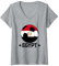 Egypt Soccer Team Egypt Flag Jersey Football T-Shirt mit V-Ausschnitt