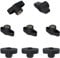 8 PCS Clamping Handle Quick Release Screws Nuts Knobs (M6)