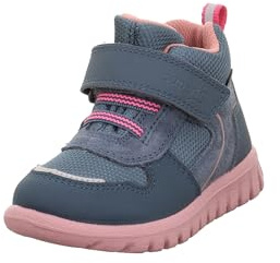 Superfit Mädchen Sport7 Mini Leicht Gefütterte Gore-tex Sneaker, Blau Rosa 8020, 32 EU