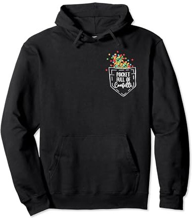 Pocket full of confetti Konfetti im Herzen Fasching Karneval Pullover Hoodie