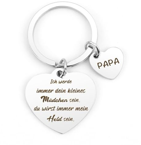 Vatertagsgeschenk für Papa Geschenk Vatertag Geschenk Papa Schlüsselanhänger Mit Gravur,Vatertagsgeschenke für Papa Geschenke Vatertag Geschenke für Papa Geschenk Geburtstag,Vater Tochter Geschenk