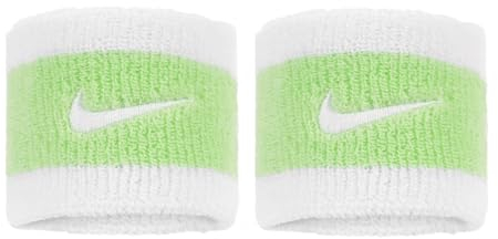 Nike Swoosh Wristbands 117 White/Vapor Green/White - -