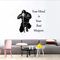 MIXUEXUNLU Samurai-Waffen, japanische Samurai-Wandaufkleber, Vinyl, Heimdekoration, Wohnzimmer, Jungen-Schlafzimmer, abnehmbare Wandtapete