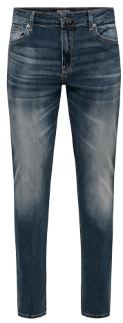 Only & Sons Herren Jeans Onsloom Slim Jax Ebony 0366 Dot DNM