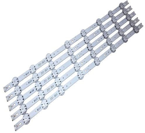 WASQUBKS 5 Teile/los 8LED(3V) 660mm Led-hintergrundbeleuchtung Streifen Kompatibel for LG 32 zoll TV 6916L-3148C V18 32 V18 DRT 3148