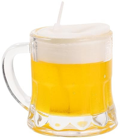 ibasenice Mini Bierglas Dekoration Kleines Bierglas Für Partys Hochzeiten Und Wachs-material Langlebig Und Sicher Für Bar Und Zuhause