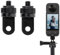CERFFOOL Tripod Adapter Aluminium for GoPro 13 12 11 Insta 360 X4 3 Go 3 S Insta 360 Ace Pro RS 1/4 Inch Thread Adapter Tripod Thread Connection Invisible Action Camera Accessories Mount (2 Pieces)