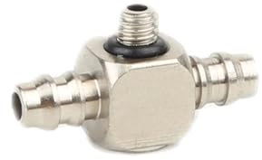 1pc Miniature Fittings Pagoda Quick Fitting Tee Male Thread M3 M4 M5 M6 Tube 4 6mm Pneumatic Pipe Air Hose Quick Fitting(M3-4 BTST)