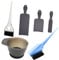 minkissy Friseursalon-werkzeug Haarfärbe-werkzeug-set 1 Set Haarstyling-werkzeuge Färbebrett Für Den Einsatz in Schwarz Und Grau
