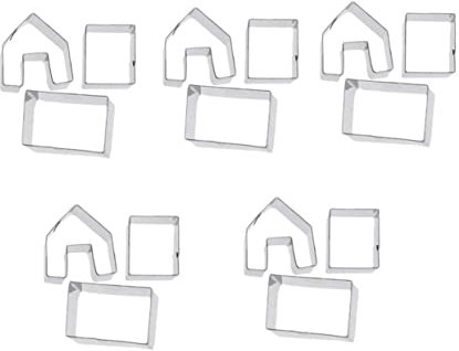 SOLUSTRE 10sätze Teiliges Weihnachts-keksausstecher Aus Edelstahl Kreative Plätzchenformen Mit Festlichen Motiven Zum Backen Für Feiertage Und -projekte