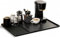 BATINO 2-in-1 Detachable Coffee Machine Mat, 40.5x61cm Large Silicone Coffee Mat Set, Coffee Mat for Under Coffee Makers, Coffee Machine Tray for Counter Protector with Dish Drying Mat