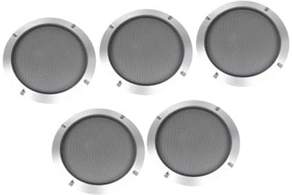 BaotyJie 5x 2 inch Speaker Grill Covers Decorative Practical DIY Easy Installation,Metal Mesh,Subwoofer Grills for Speaker Cabinet