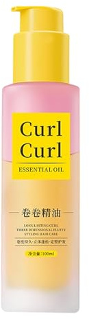 Yjkedfh Haaröl Für Lockiges Haar,100ml Hitzeschutz Conditioner | Leichtes Haaröl - Zur Definition Und Styling Für Frauen, Männer, Töchter Und