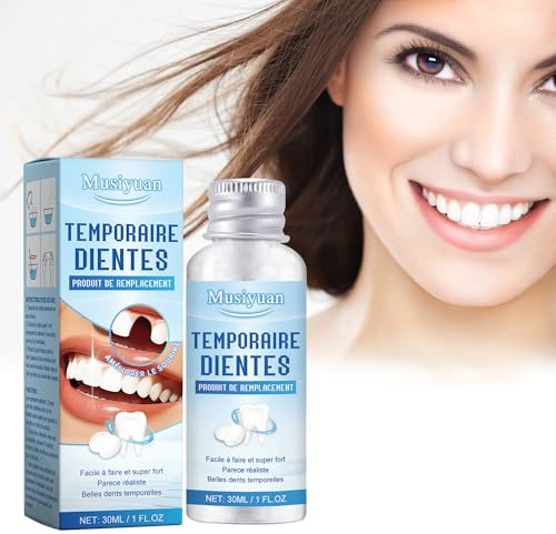 Kits de réparation dentaire temporaire, kit de remplissage dentaire, perles de réparation dentaire pour réparation temporaire de dents manquantes et cassées, fausses dents malléables (1)