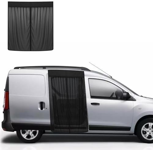 tivekeo Insektennetz Ersatz für Dacia Dokker 2015-2026, Auto Seitentür Schiebetür Insektennetz, Einschichtiges Netz Magnetische Moskitonetze Atmungsaktiv Insekten für Outdoor Camping