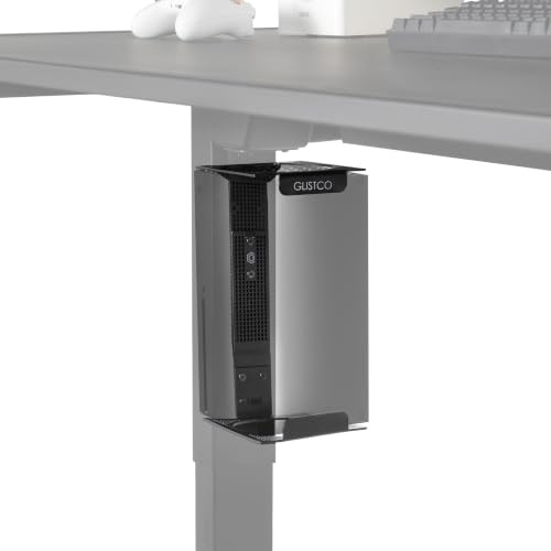 Glistco Vertical Stealth Mount for Xbox Series X - Under Desk Mount for Space-Saving - Vertical Desk Mount for Secure and Stable Console Placement