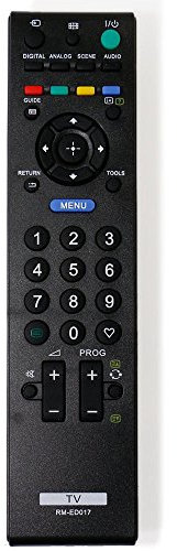 allimity Sostituire Il Telecomando RM-ED017 apto para Sony TV KDL-22S5500 KDL26L4000 KDL-26L4000 KDL-26P5550 KDL-26S5550 KDL32L4000 KDL-32L4000 KDL32L4000K KDL-32L4000K KDL-32S5550 KDL-32S5600