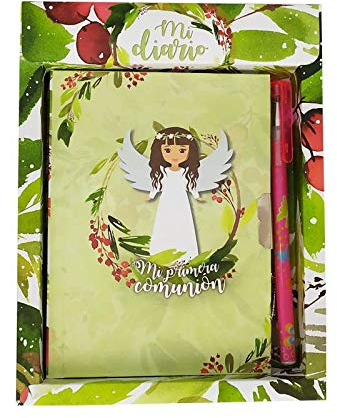 23 Sets Tagebuch und Kugelschreiber, Meine Erstkommunion, Mädchen, Tagebücher, Notizbücher für Kommunion, Geschenke, Details und Veranstaltungen.