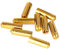 GROOMY Protector, 9-teilige Pfeile aus Aluminiumlegierung Dart Flight Savers Dart Wing Tail Protector Stahl Soft Tip-Golden