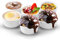 Piatti da souffle in porcellana, set di pirottini in ceramica, adatti al forno, in porcellana, per salse, zuppa di cipolla, torta, flan, creme, budino, confezione da 6