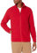 Amazon Essentials Herren Fleecejacke mit durchgehendem Reißverschluss (in Big und Tall erhältlich), Rot, XXL